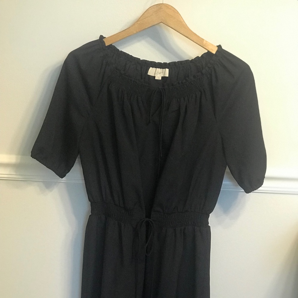 Loft Black Mini Dress